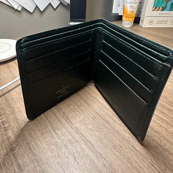 Louis Vuitton Taiga Leather Multiple Wallet (dark green) - Picture 4 of 7